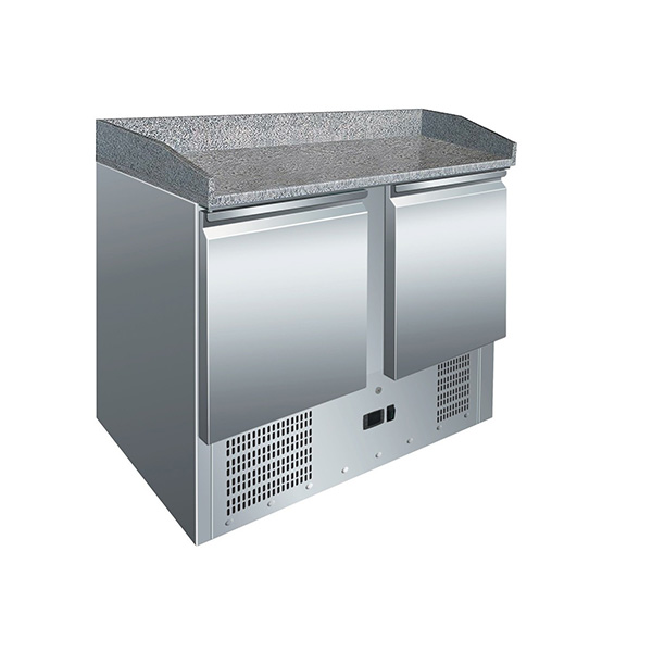 Mesa de preparación para pizzas con encimera de granito S902PZ